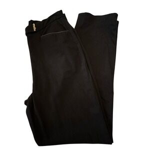 Lauren Ralph Lauren Petite‎ Women's Pants 10P Black Y2K Cotton Blend Career Fall